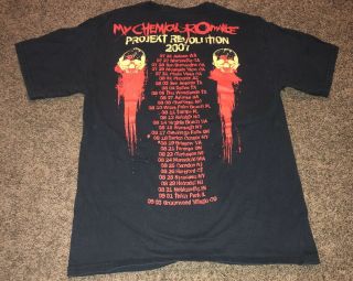 My Chemical Romance - 2007 Projekt Revolution Tour Concert Medium T - Shirt 3