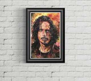 Chris Cornell / Soundgarden / Audioslave - Fine Art Print / Poster