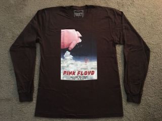 Pink Floyd T Shirt May 9 - 10 1977 Oakland Ca Tuten Bgp Poster Art Lg Long Sleeve