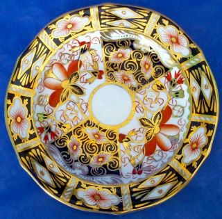 Antique Classic Royal Crown Derby Imari Small Dish,  Made 1914,