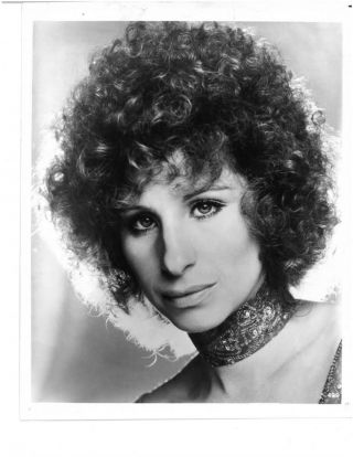 Publicity Photo And Large Theater Posted For Main Event Barbra Streisand Rare
