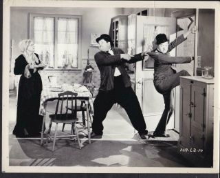 Oliver Hardy And Stan Laurel In Our Wife 1931 Vintage Movie Photo 38391