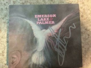 Emerson Lake & Palmer Deluxe,  2 Cd Steven Wilson Remaster Signed By Carl Palmer