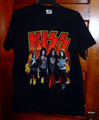 Vintage Kiss Army Depot T - Shirt 1996 Size Xl U.  S.  A.  Made Cronies