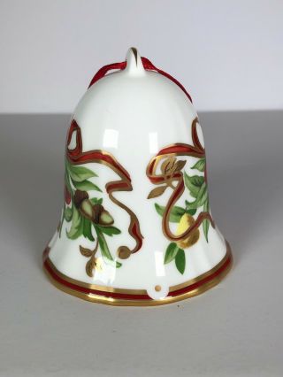 Tiffany & Co Christmas Tiffany Holiday Porcelain 3 1/4 " Ornament / Bell Japan