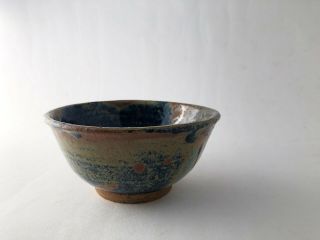 Vintage Mid Century Modern Ceramic Studio Pottery Stoneware Glazed Bowl