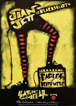 Joan Jett & The Heartbreakers W/ Eagles Of Death Metal F825 Fillmore