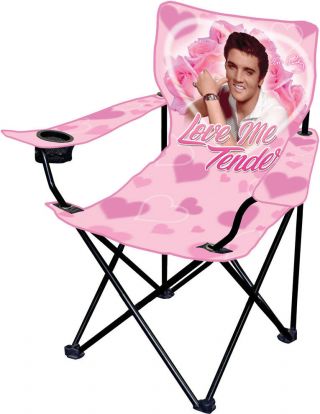Elvis Presley Love Me Tender Limited Edition Camping Chair With Bag
