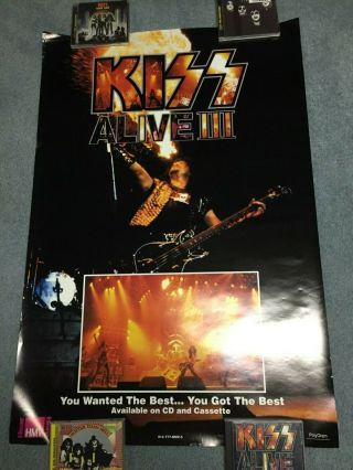 Kiss - Kiss Alive Iii Promo Poster 1993 -