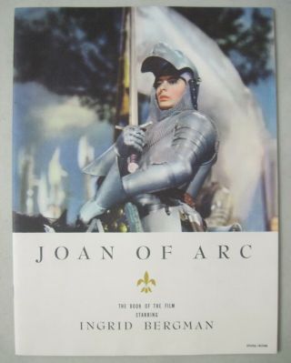 1948 Joan Of Arc The Book Of The Film Starring Ingrid Bergman Special Edition