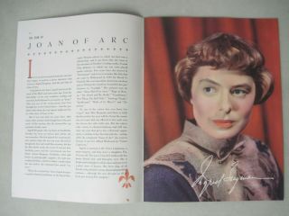 1948 JOAN OF ARC THE BOOK OF THE FILM STARRING INGRID BERGMAN SPECIAL EDITION 2