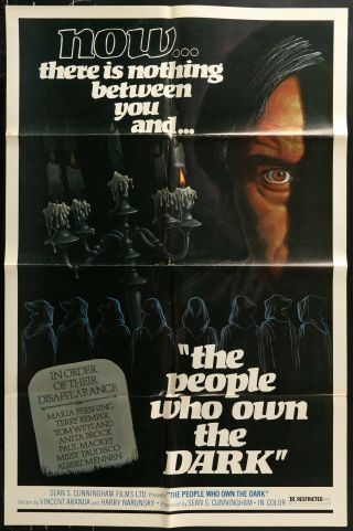 The People Who Own The Dark Horror 1976 1 - Sheet Movie Poster 27 X 41