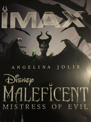 5 Maleficent Mistress Of Evil Angelina Jolie Movie 13 " X19 " Posters Imax Promo