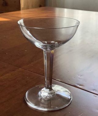 Rare Vintage Baccarat Crystal Avranches Saucer Champagne Glass 2