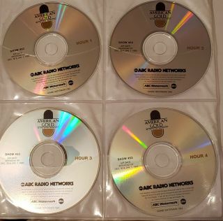American Gold Program 53 Year Eve Chart Toppers Dick Bartley 4 Cds Unplayed