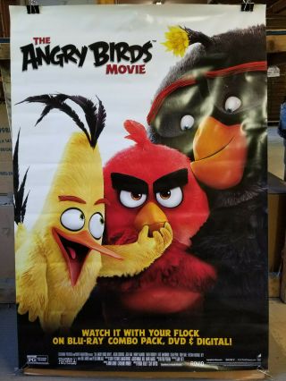 The Angry Birds Movie 2016 27x40 Rolled Dvd Promotional Poster