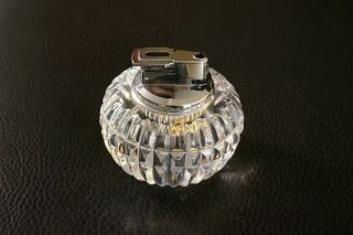 Waterford Crystal Giftware Butane Table Lighter With Ireland Hallmark