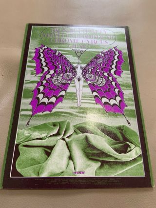 Family Dog Fd - 122 Postcard,  Velvet Underground,  Iron Butterfly