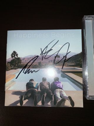 Jonas Brothers Happiness Begins Signed Cd 100 AUTHENTIC RARE 2