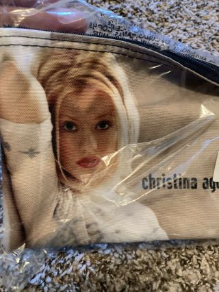 Christina Aguilera RARE 20th Anniversary Zipper Pouch 2019 2