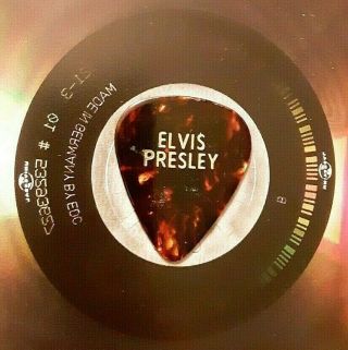 Elvis Presley Gold On Tort Guitar Pick