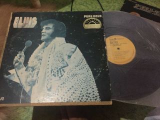 Rare Vinyl Elvis Presley Pure Gold