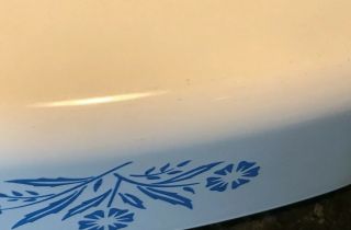 Vintage Corning Ware A - 10 - B Blue Cornflower 10” Casserole Dish With Dome Lid 6