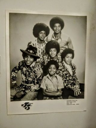 Jackson Five.  Advertising Agency 8 X 10 Promotional Photograph