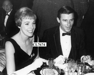 Julie Andrews And Roddy Mcdowall At The 22nd Golden Globe Awards Photo