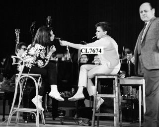 Judy Garland And Liza Minnelli At The London Palladium For Performance Photo