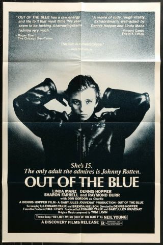 Out Of The Blue Linda Manz 1982 One Sheet Movie Poster 27 " X 41 "