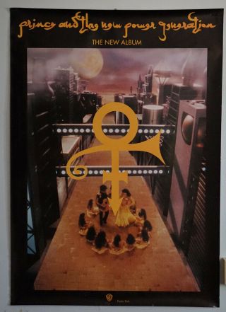 Prince Symbol Mayte Album Release Promotional Poster Npg