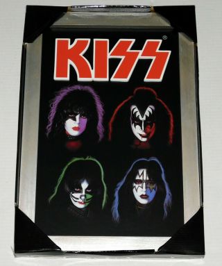 Kiss Band 1978 Solo Albums Sign Wall Art 2005 Gene Simmons Ace Frehley Paul Pete