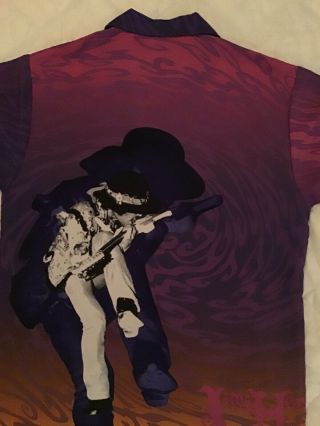 Jimi Hendrix Dragonfly Psychedelic Purple Pink Short Sleeve Shirt Men 