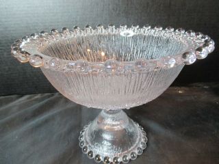 Believed To Be Rare Candlewick Pedestal Bowl 9 " Across 6 3/4 " Tall