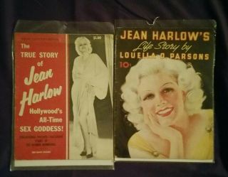 Two Books Of The True Story Of Jean Harlow [1964 Paperback] & Jean Harlow 
