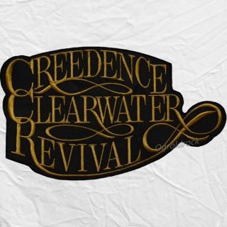 Creedence Clearwater Revival Logo Embroidered Big Patch John Fogerty Tom Cook