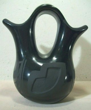1991 Birdell Native American Santa Clara Reservation Indian Art Pottery Vase