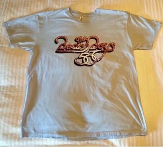 , Authentic Distressed Logo Beach Boys 50th Anniversary Concert Tee,  Size Xl