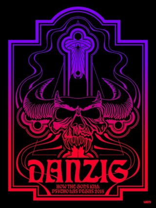 Danzig Limited Edition Blacklight Poster