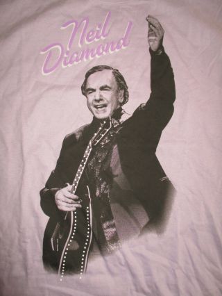 2012 Neil Diamond World Concert Tour (xl) T - Shirt Purple