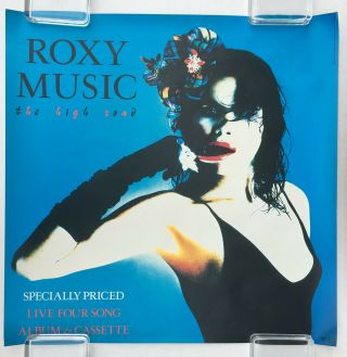 Roxy Music The High Road 1983 Us Warner Bros Records Promo Poster Bryan Ferry Eg