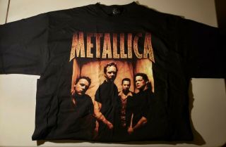 Metallica Authentic Concert T - Shirt Xl Never Worn 1998 Tour
