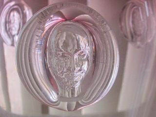 Rare Vintage Murano Chalet Art Glass Vase 3 FACE PRUNTS EX 3