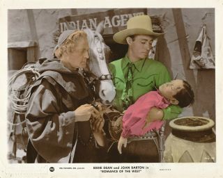 Romance Of The West 1946 8 X 10 Color Tinted Still Photo Eddie Dean