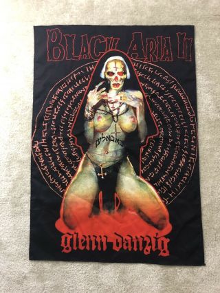 Glenn Danzig Black Aria Ii Cloth Flag Poster