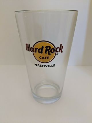Hard Rock Cafe Nashville Pint Glass -
