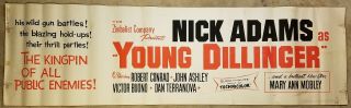 Young Dillinger Nick Adams 1965 24x82 Movie Poster Banner
