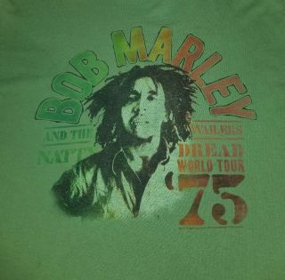 Bob Marley Vintage T - Shirt By Zion Large For Men 28x21