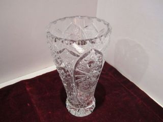 Gorgeous antique crystal vase from soviet union USSR (CCCP) 3
